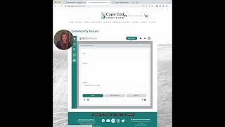 2023 Cape Cod Institute Community Forum - Tutorial for Registered Users