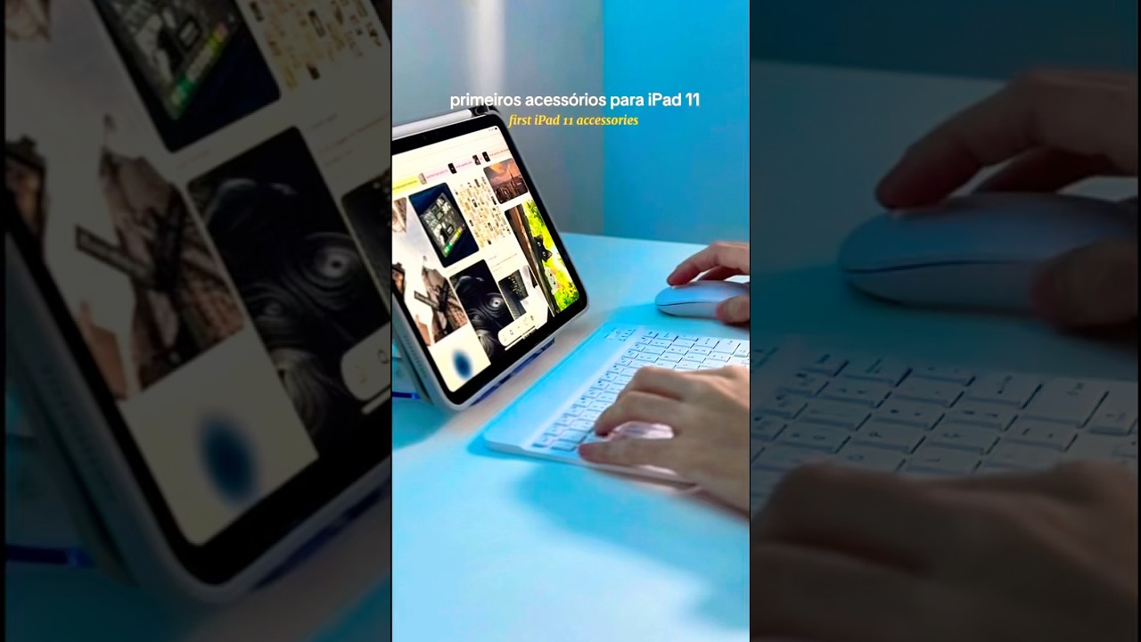 NOVO iPad 11 equipado com o básico ⌨️🖱️ 