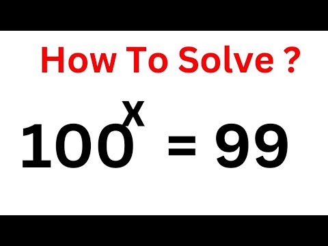 A Nice Exponential Problem 100 X 99 
