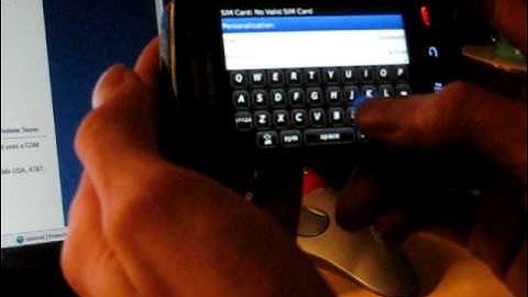 How To Unlock Blackberry Storm 9550 using Unlock Codes