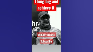 think big and achieve it by ojha sir|ojha sir latest motivation#shorts#motivation#ojhasir #avadhojha