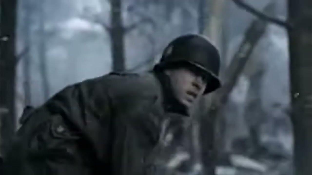 Band of Brothers Breaking Point Artillery Bombardment in Bastogne