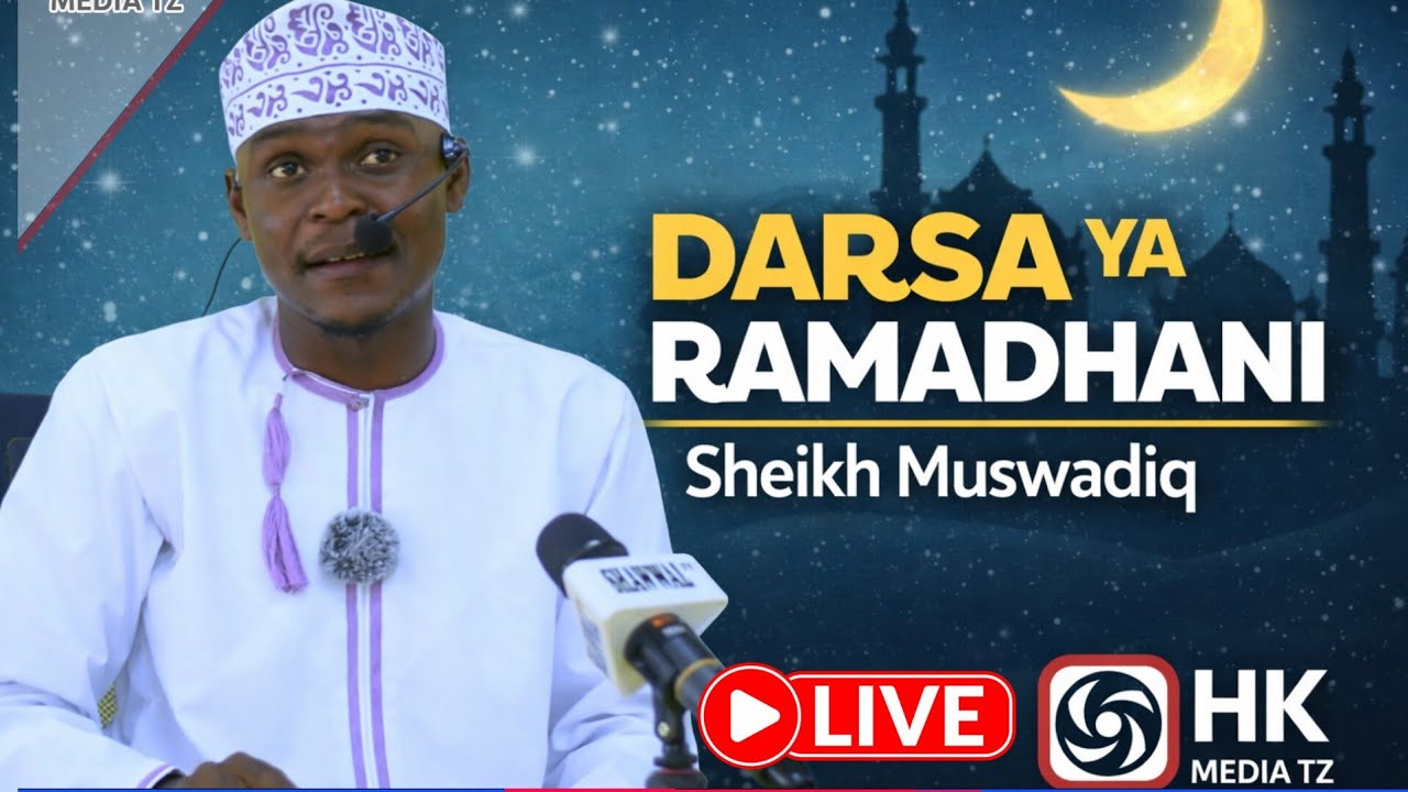🔴LIVE DARSA YA RAMADHAN YA 13  KUTOKA MASJID NOOR MUHAMMAD