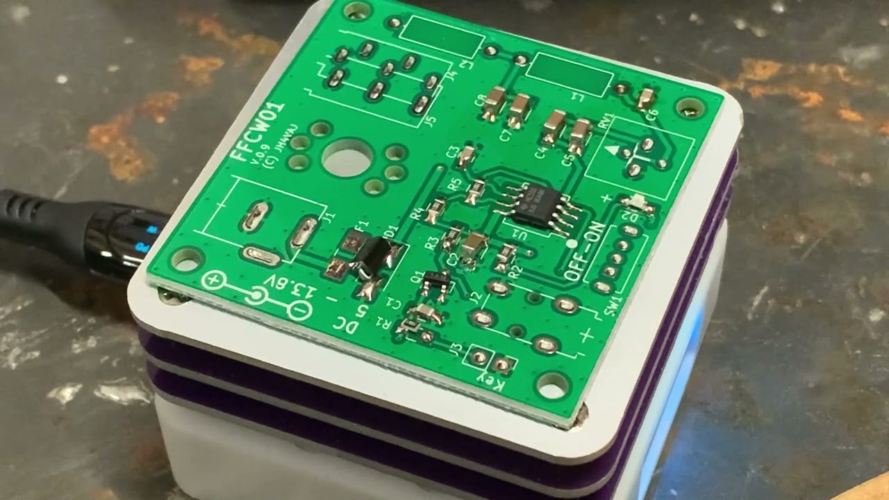 リフローハンダ用ミニホットプレートを試す | jh4vaj