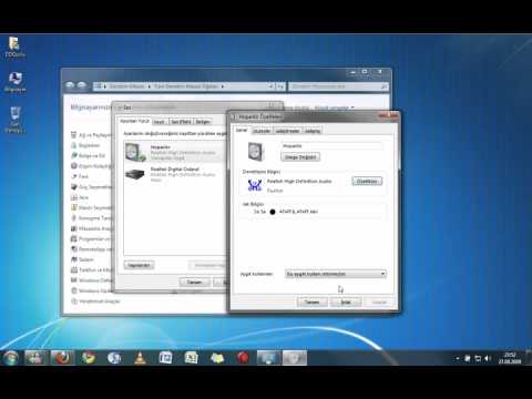 Windows 7 De Mikrofon Ve Ses Ayarları Nasıl Yapılır