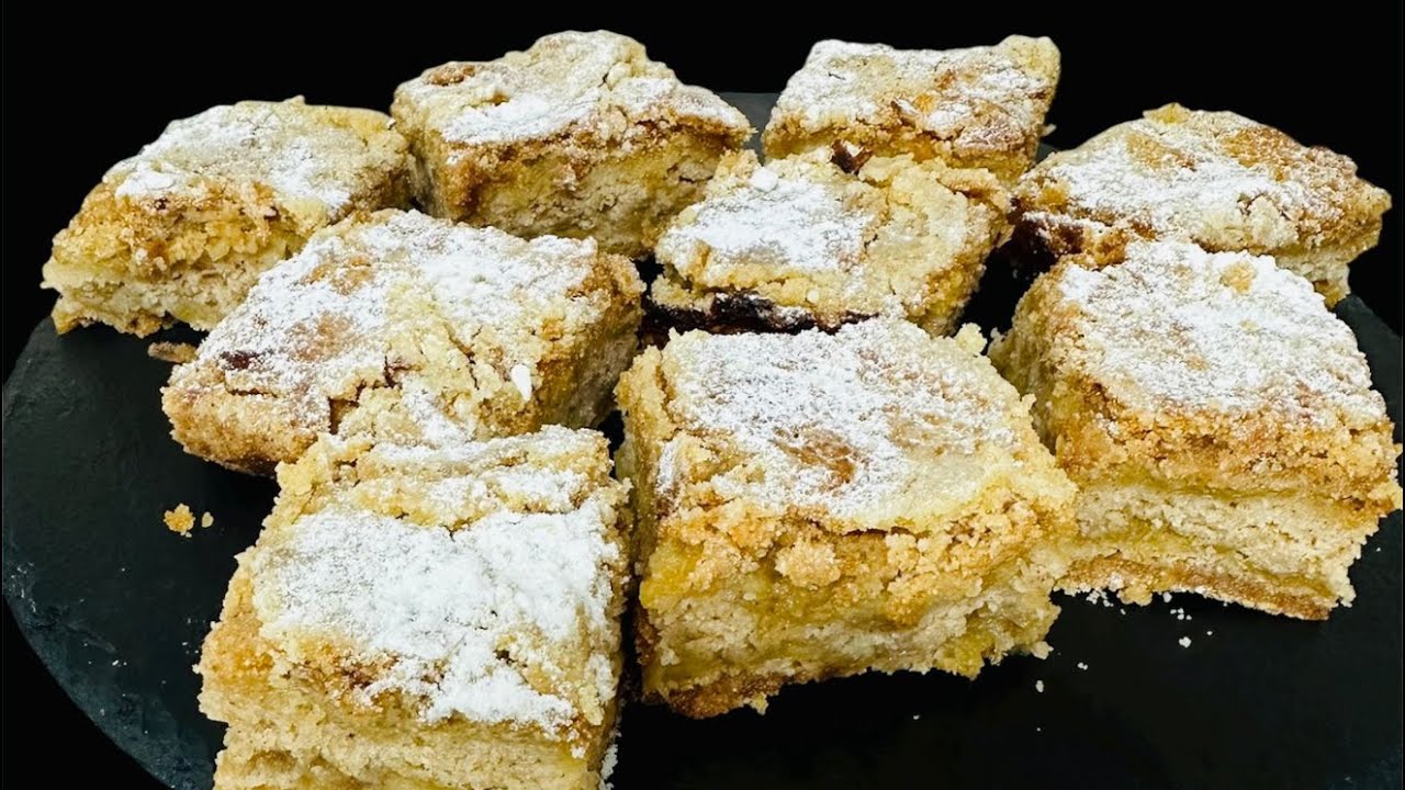 Prăjitură 3 Pahare cu Mere ❤️ Cea Mai Simplă Rețetă Fără Cântar‼️❤️