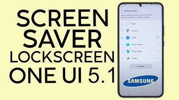 How to Apply the Screen Saver on Samsung ONE UI 5.1 | Photo Slideshow | Color | Clock 2023