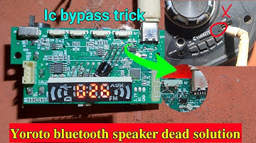 bluetooth speaker dead problem ✅️ Yoroto bluetooth speaker dead problem solution
