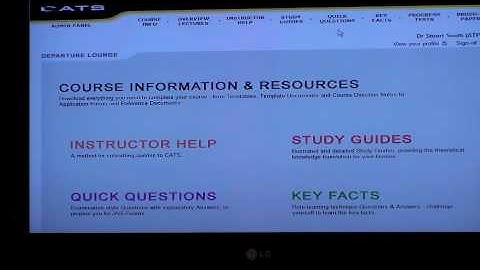 CATS ATPL INTRO TO DL