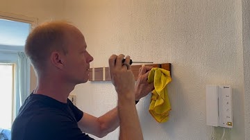 How to instal the KNAX Coat Rack on a Wall