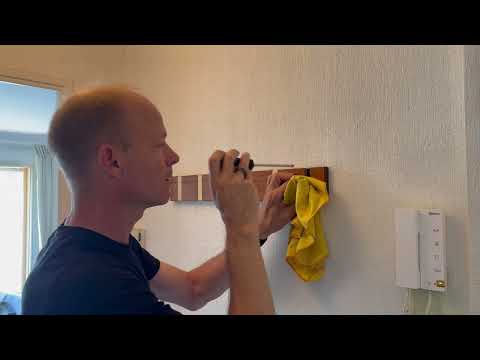 How to instal the KNAX Coat Rack on a Wall