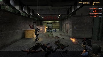 Counter-Strike: Source 15 VS 15 Bot Fight de_vast