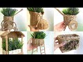 МНОГО поделок ИЗ ДЖУТА своими руками / 6 Jute craft ideas