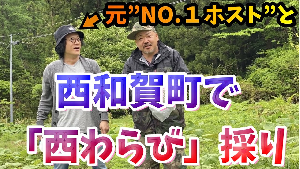元no 1ホストとワラビ採り 灰汁抜きもあるよ 西和賀町 グルメ Youtube
