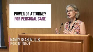 Details Power of Attorney for Personal Care | Legal information for family caregivers PT. 3 Guide