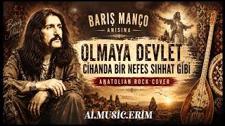 BARIŞ MANÇO OLMAYA DEVLET CİHANDA BİR NEFES SIHHAT GİBİ | ANATOLIAN ROCK COVER @Ai.Music.Erim.1