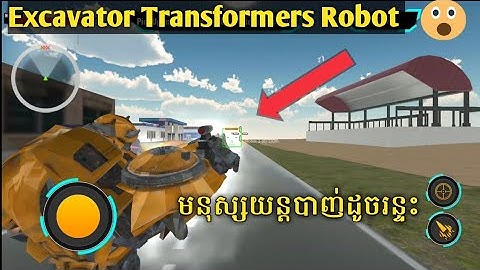 Excavator Transformers Robot - Complete Game - Android Gameplay HD
