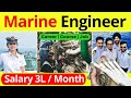 Marine engineering course details  marine engineer salary  best career after 12th science pcm