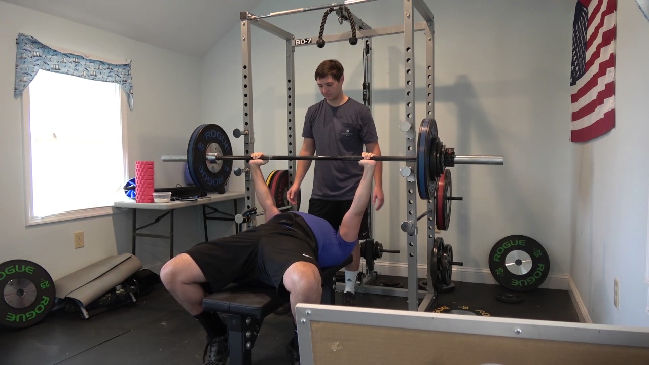 170x15 Bench 87 Days Post Lumbar Fusion Youtube