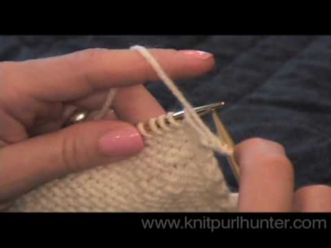 Purl Continental Style