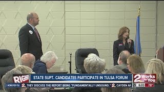 Superintendent Candidates Participate In Tulsa Forum