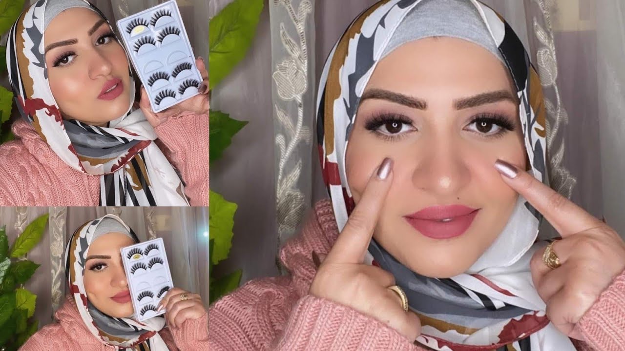 اسهل طريقة لتركيب الرموش للمبتدئين في 3 خطوات بس ❤️