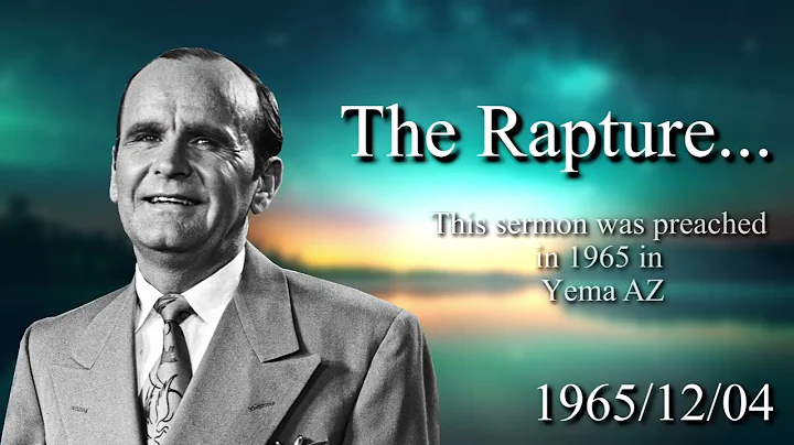The Rapture 1965/12/04 | William Marrion Branham