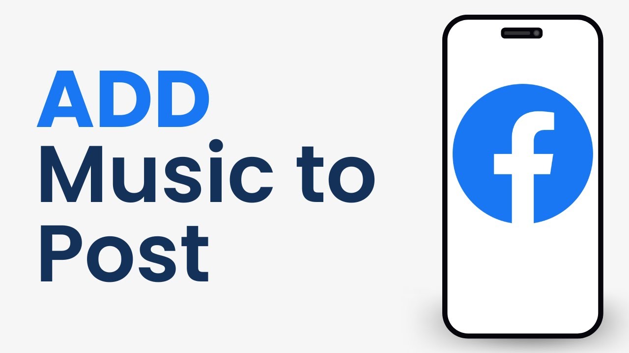How to add music to facebook post youtube