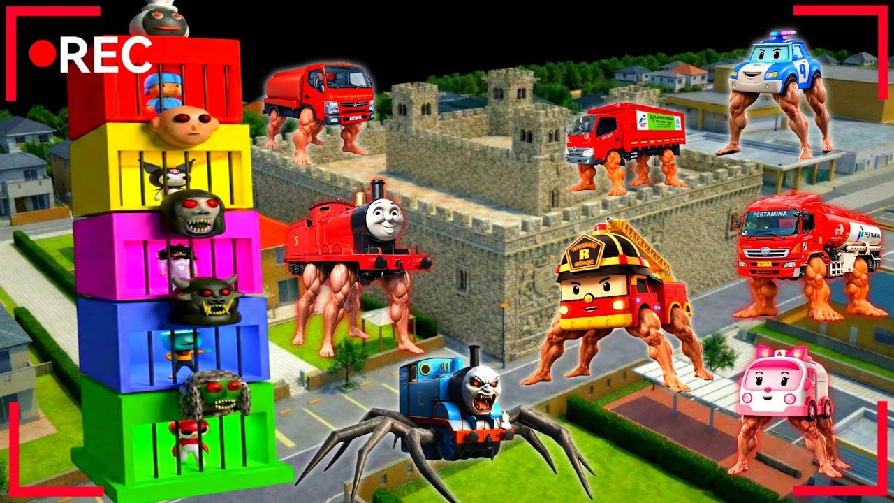 Yuta Mio Buat Benteng Raksasa Dan Penjara Hantu Dari Serangan Pasukan Anomali Mobil Kereta Berkaki 😱