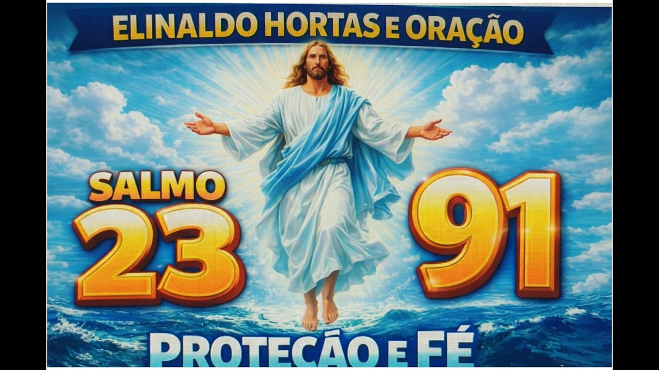 ORAÇÃO DO DIA AO VIVO - COM O SALMO 23 E SALMO 91 DUAS ORAÇÕES PODEROSAS