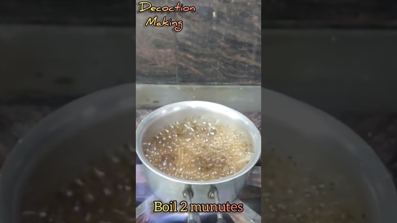 tea decoction making 