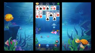 Aventura submarina! 🐟Jogue peixes bonitos e jogos de cartas clássicos de paciência! screenshot 3