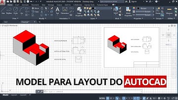 Como passar do Model para o Layout do AutoCAD