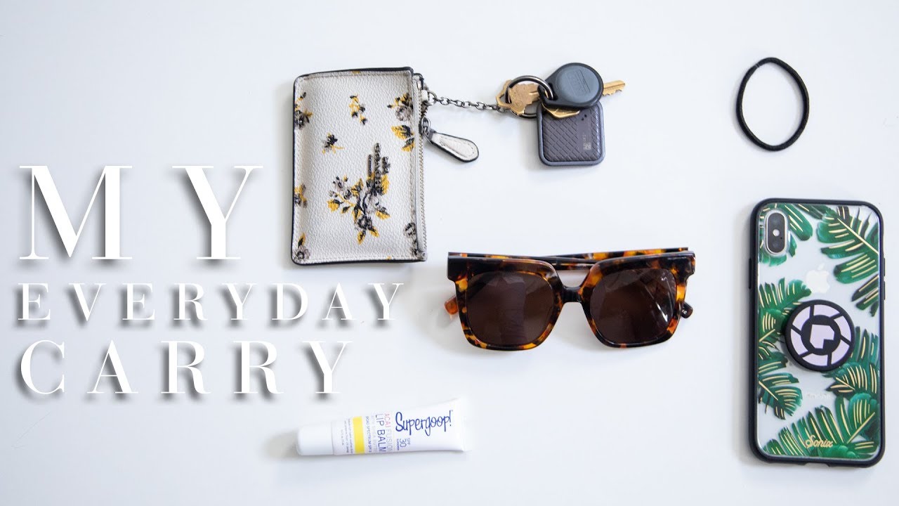 5 ITEM MINIMALIST EVERYDAY CARRY! - YouTube
