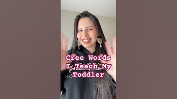 Teaching what I know of my language ❤️ #indigenous  #native #cree #language #toddlers #mom