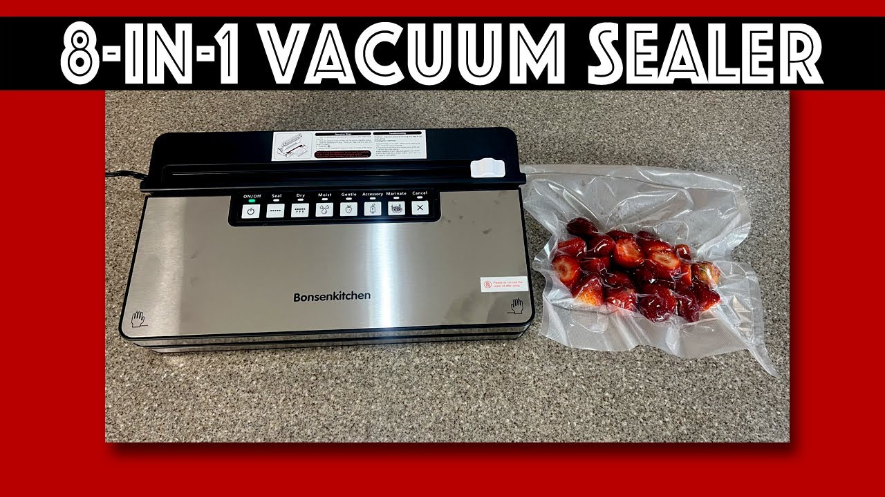 Bonsenkitchen 8 in1 Vacuum Sealer Review 