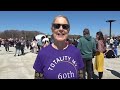 Locals and tourists gather for the eclipse in Montreal