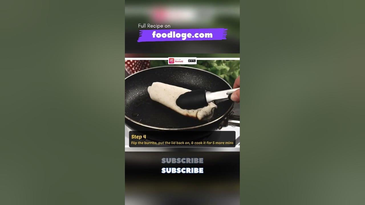 How to Reheat Burrito on stove! shorts shortvideo easyrecipe YouTube