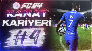 OBİ KARİYERİNİN İLK HAT-TRICK'İNİ YAPTI! - EA FC 24 Sağ Kanat Kariyeri #4