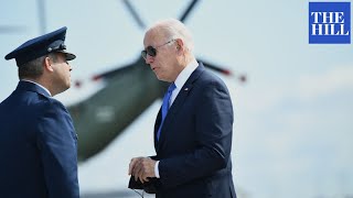 President Biden Arrives In Connecticut To Promote Build Back Better