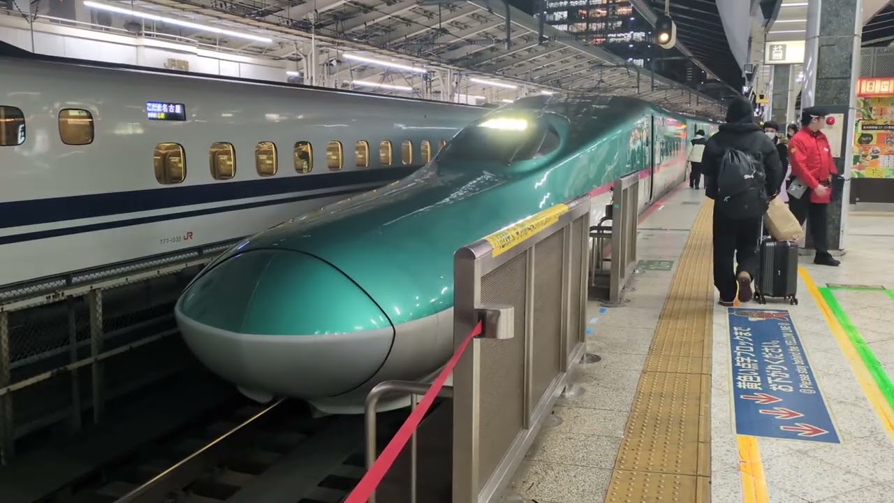 E5系U40編成東北新幹線はやぶさ107号盛岡行き東京駅23番線を出発