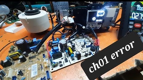 Lg Inverter Ch01 error
