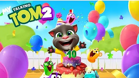 My talking tom2 Special 10 years Birthday free 100,000coins #mytalkingtom2
