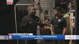 Kenny ventures inside one of HalloWeekends 10 Haunted Houses