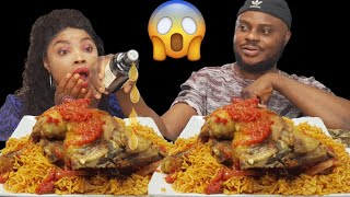 So shameless | my husband ruined my birthday today i cant believe it | jollof rice and turkey | asmr