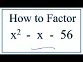 Factoring Quadratic Equations