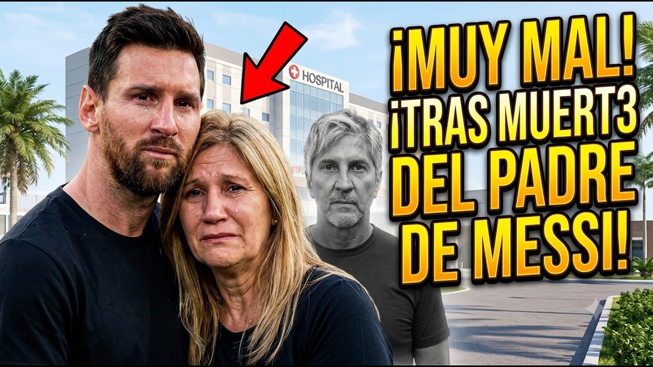 Messi: su padre muere y crece la alarma por la salud de su madre