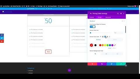 Change Divi button hover color