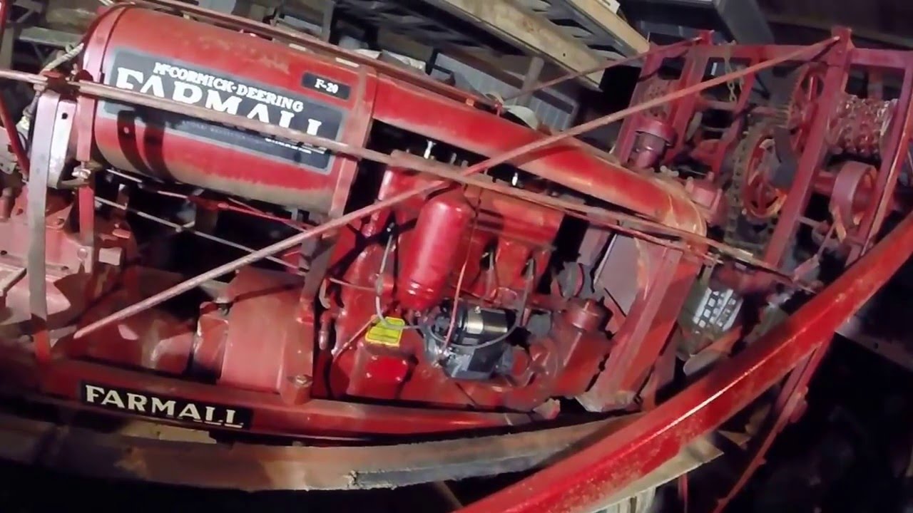 farmall f20 with belt driven loader talk YouTube