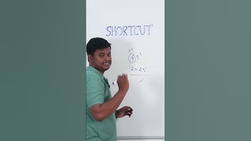 Shortcut to Find Squares of Numbers Ending in 5 !